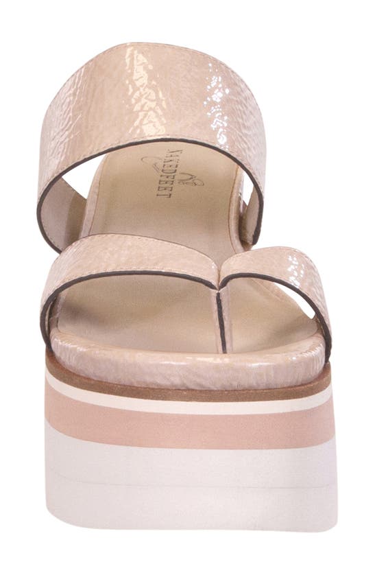 Shop Naked Feet Flux Platform Sandal In Rosette