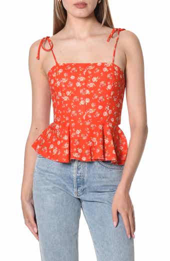 Ruched Babydoll Floral Cami – ASTR The Label