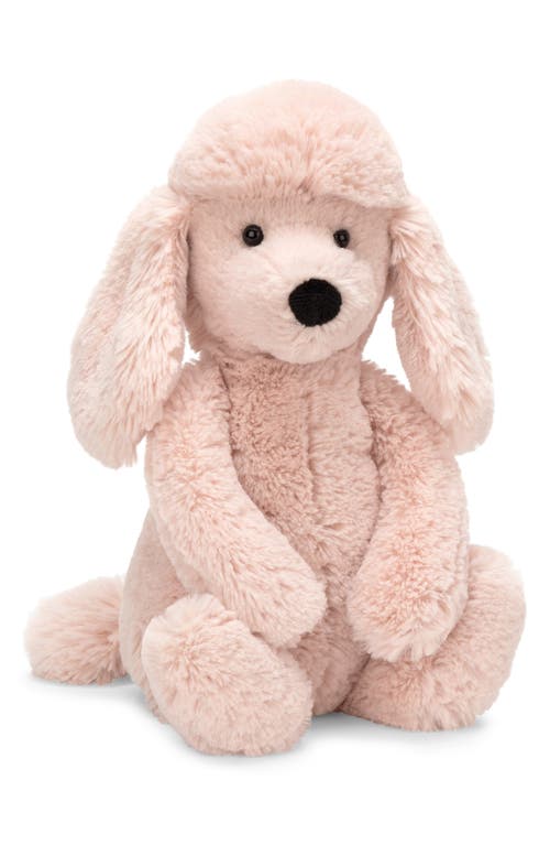 Jellycat Medium Bashful Poodle Stuffed Animal in Pink at Nordstrom