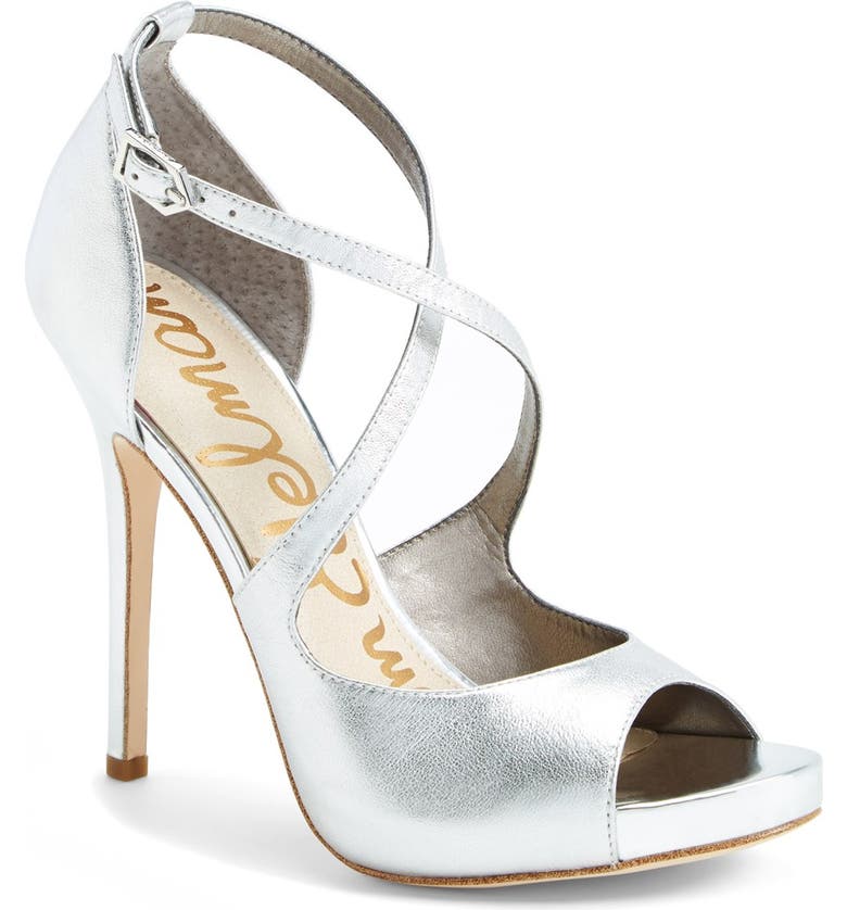 Sam Edelman 'Elizabeth' Metallic Leather Sandal (Women) | Nordstrom