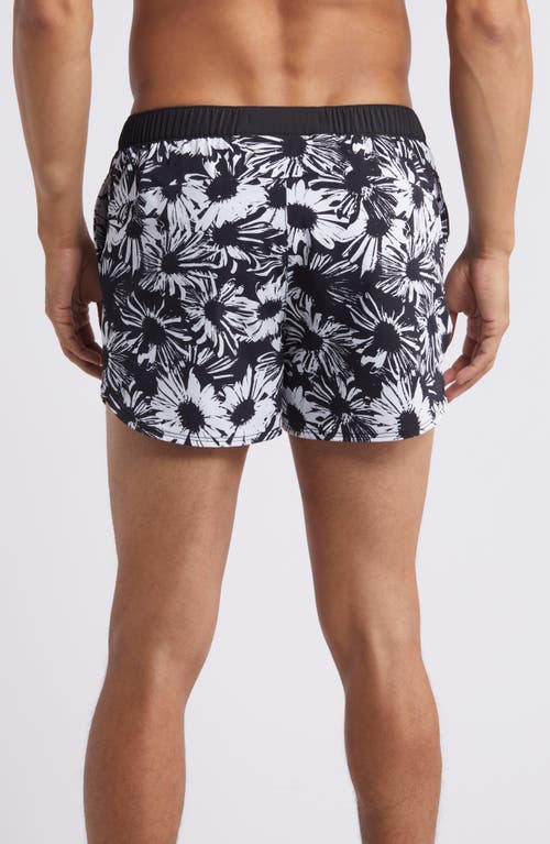 Shop Chubbies The Resort Swim Trunks In Black - Pattern Base