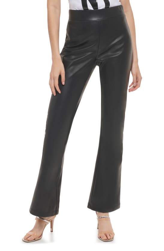 Dkny Women's Flared Patent Leather Pant