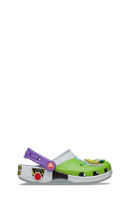 Crocs Kids' Toy Story Buzz Lightyear Classic Clog In White/multi