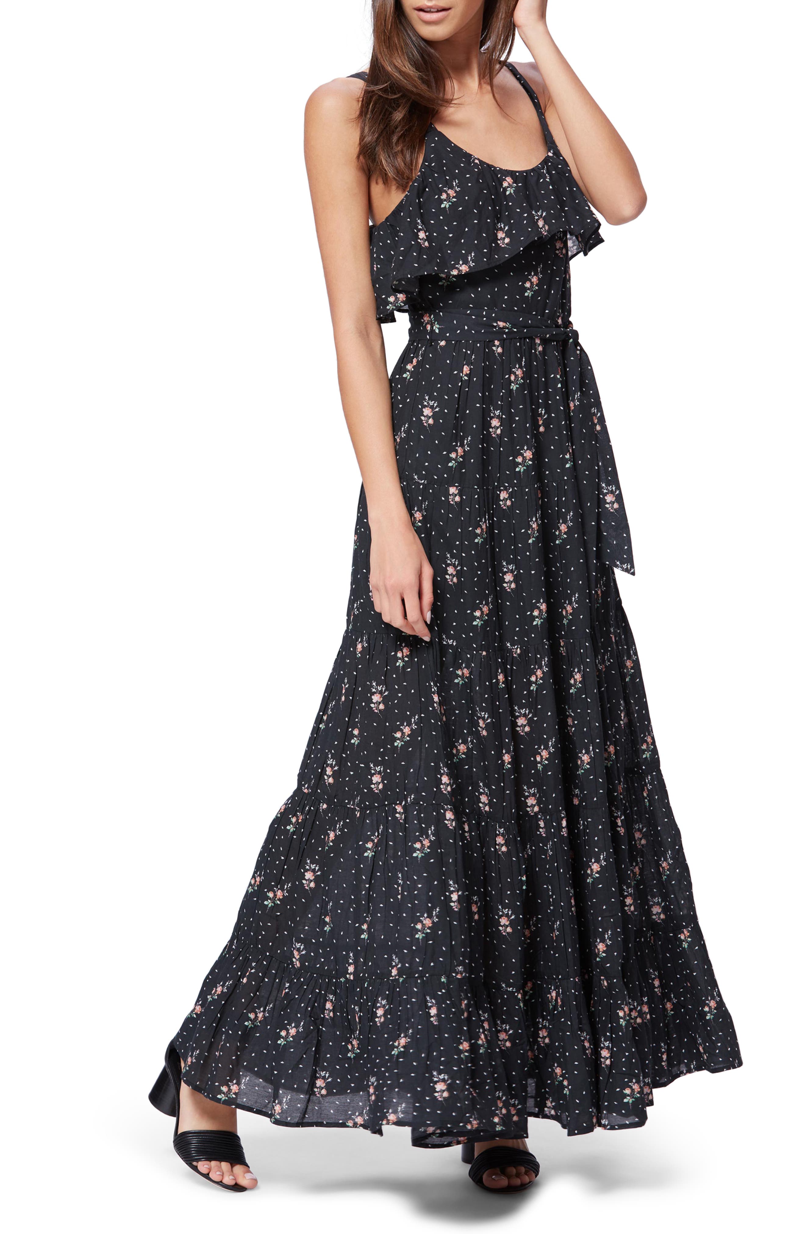 Paige Tevin Maxi Dress, Black