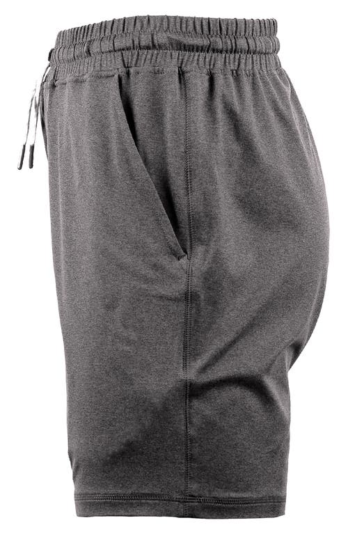 Burnside Soft Jersey Shorts In Heather Charcoal