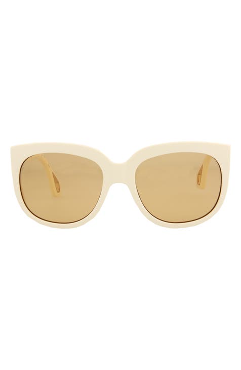 Ivory Gucci Sunglasses 