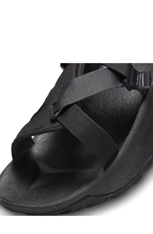 Shop Nike Oneonta Sandal In Black/anthracite/black