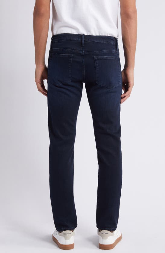 Shop Frame L'homme Slim Superstretch Jeans In Onyx Indigo