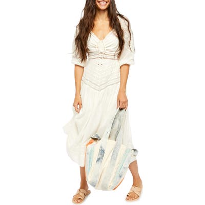Free People Sweethearts Midi Dress, Ivory
