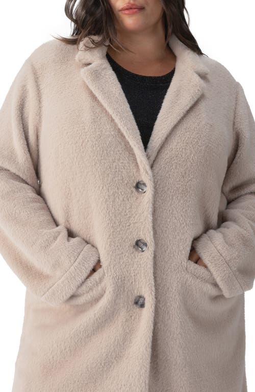 Shop Sanctuary Hometown Faux Fur Coat In Ash Grey