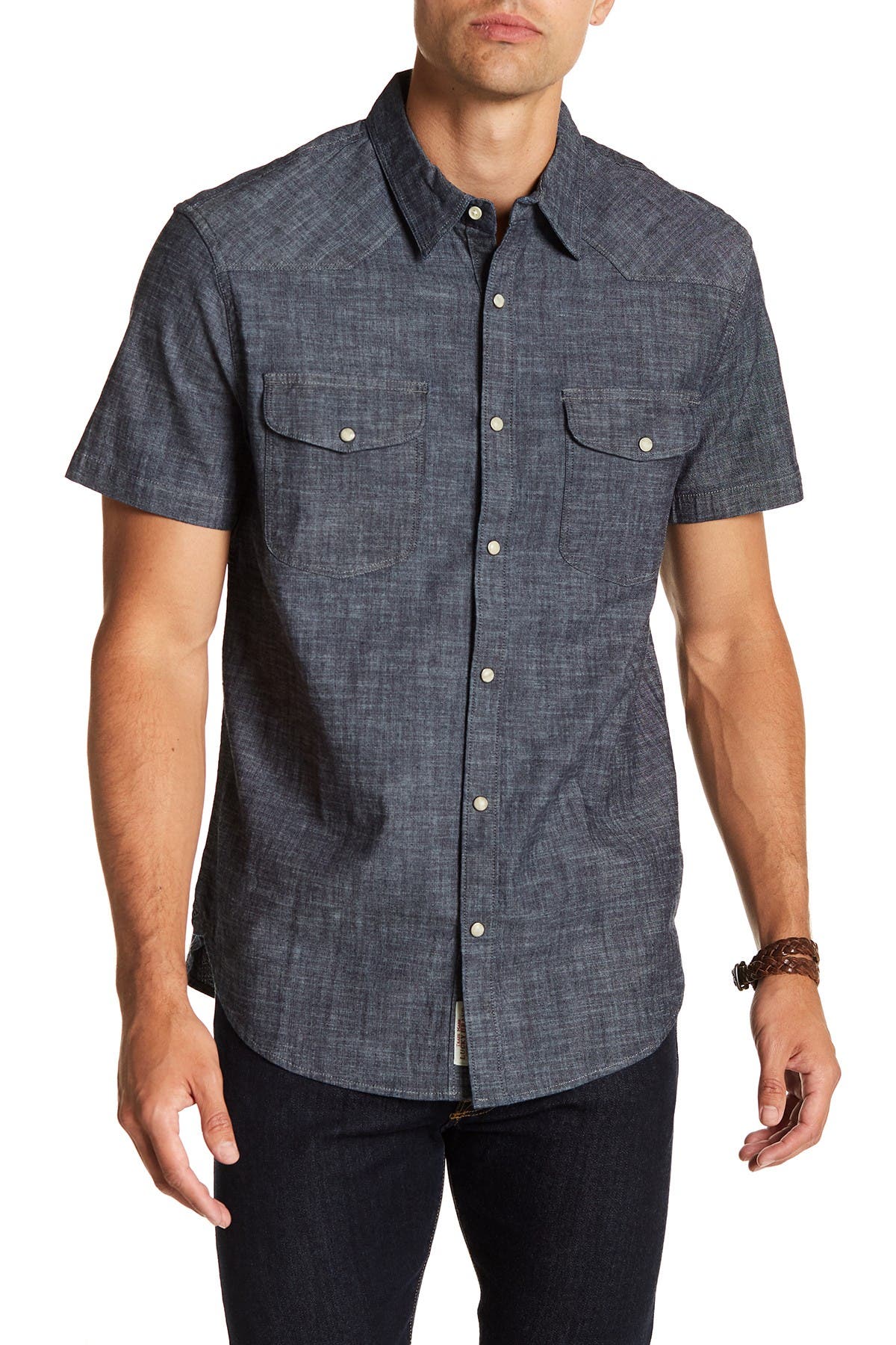 lucky brand chambray shirt