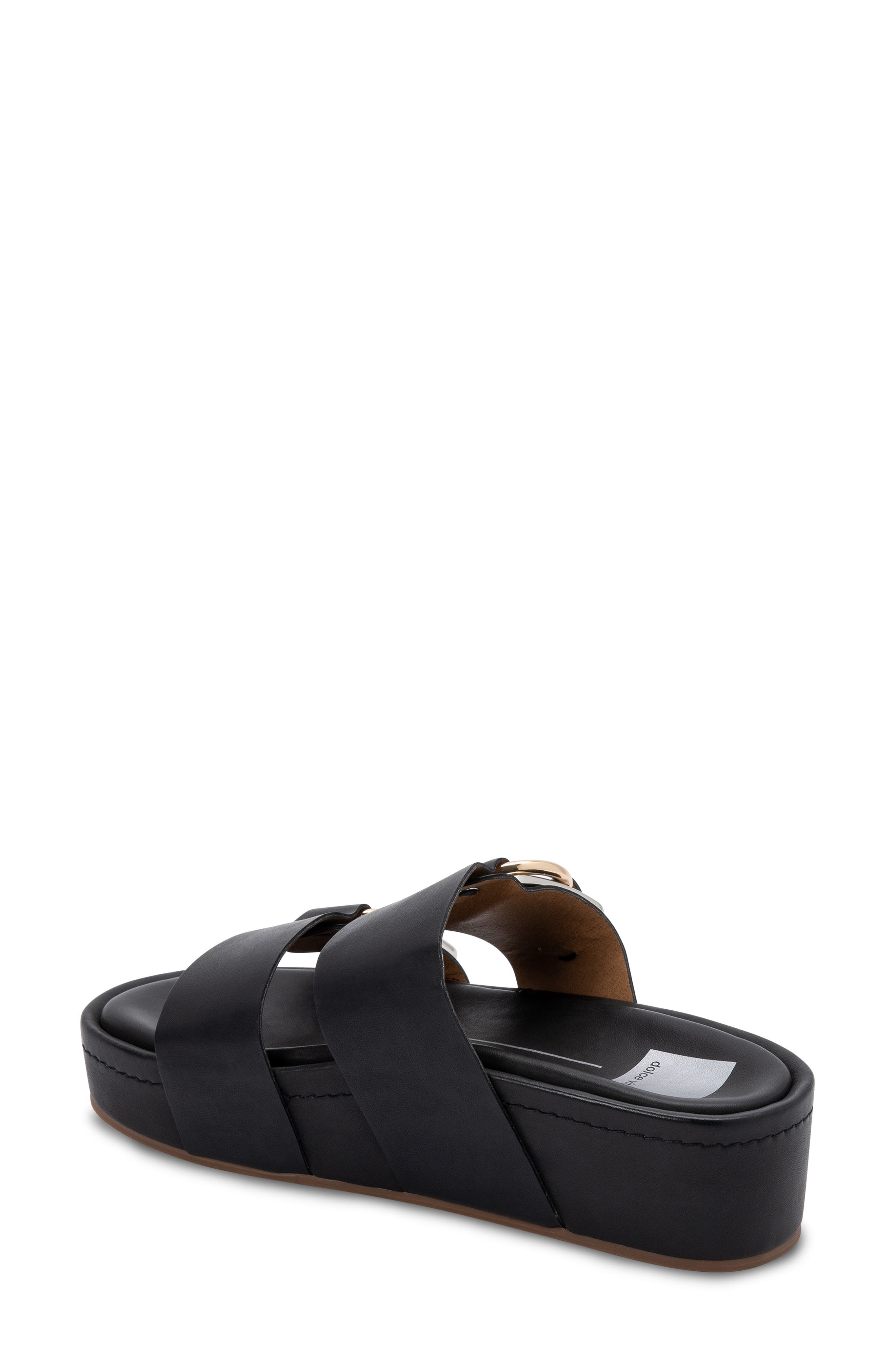 dolce vita cici platform footbed slide