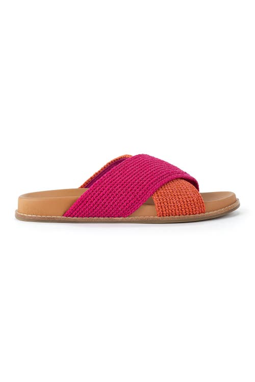 The Sak Penelope Sandal In Pinkberry Cayenne Block
