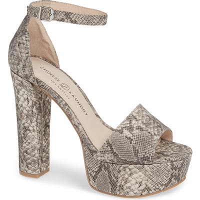 Chinese Laundry Avenue2 Platform Sandal- White