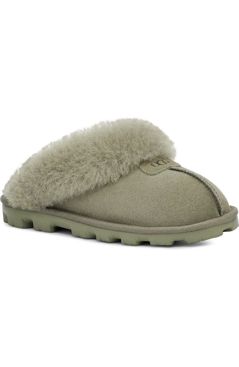UGG<sup>®</sup> Shearling Lined Slipper, Main, color, Shaded Clover