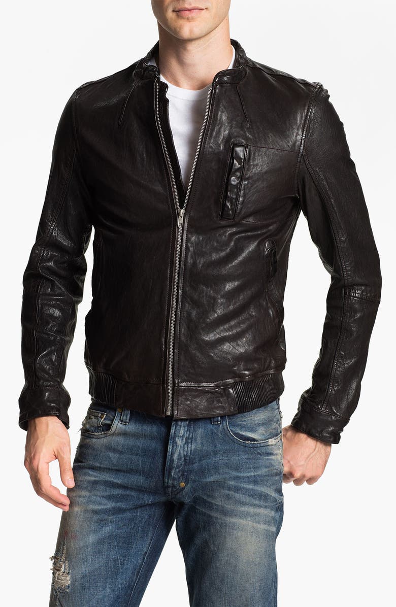 PLECTRUM by Ben Sherman Leather Moto Jacket | Nordstrom