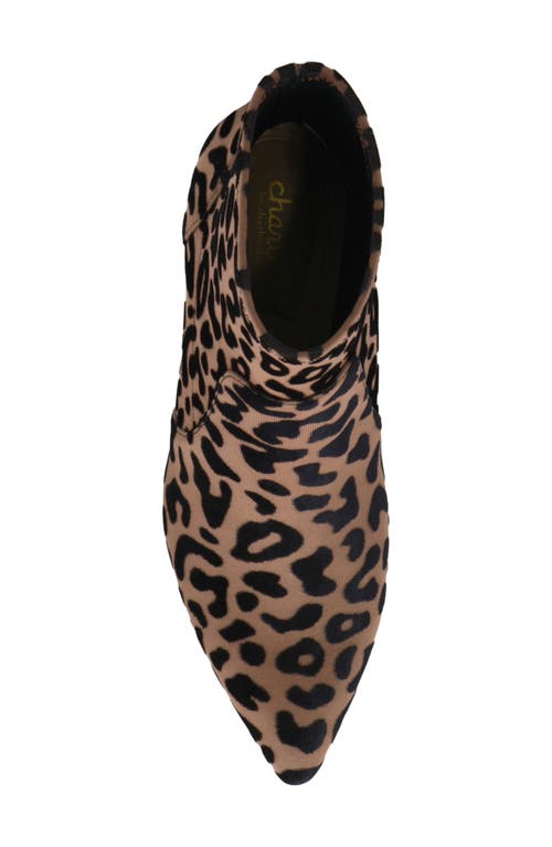 Charles By Charles David Arber Leopard Bootie In Tan