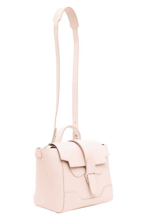 Senreve Mini Maestra Pebbled Leather 4-way Convertible Handbag In Blush