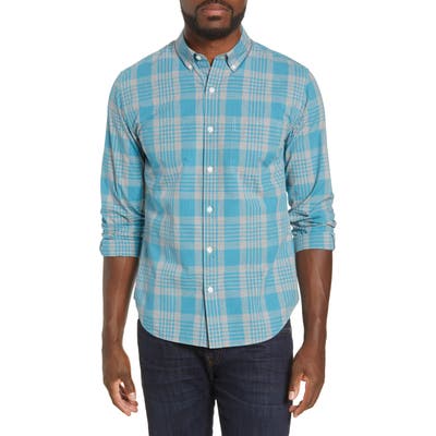Bonobos Slim Fit Washed Cotton Button-Down Shirt, Blue