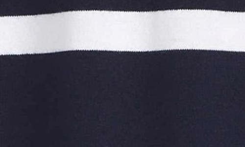 Polo Ralph Lauren Ralph Lauren Rugby Stripe Romper In French Navy
