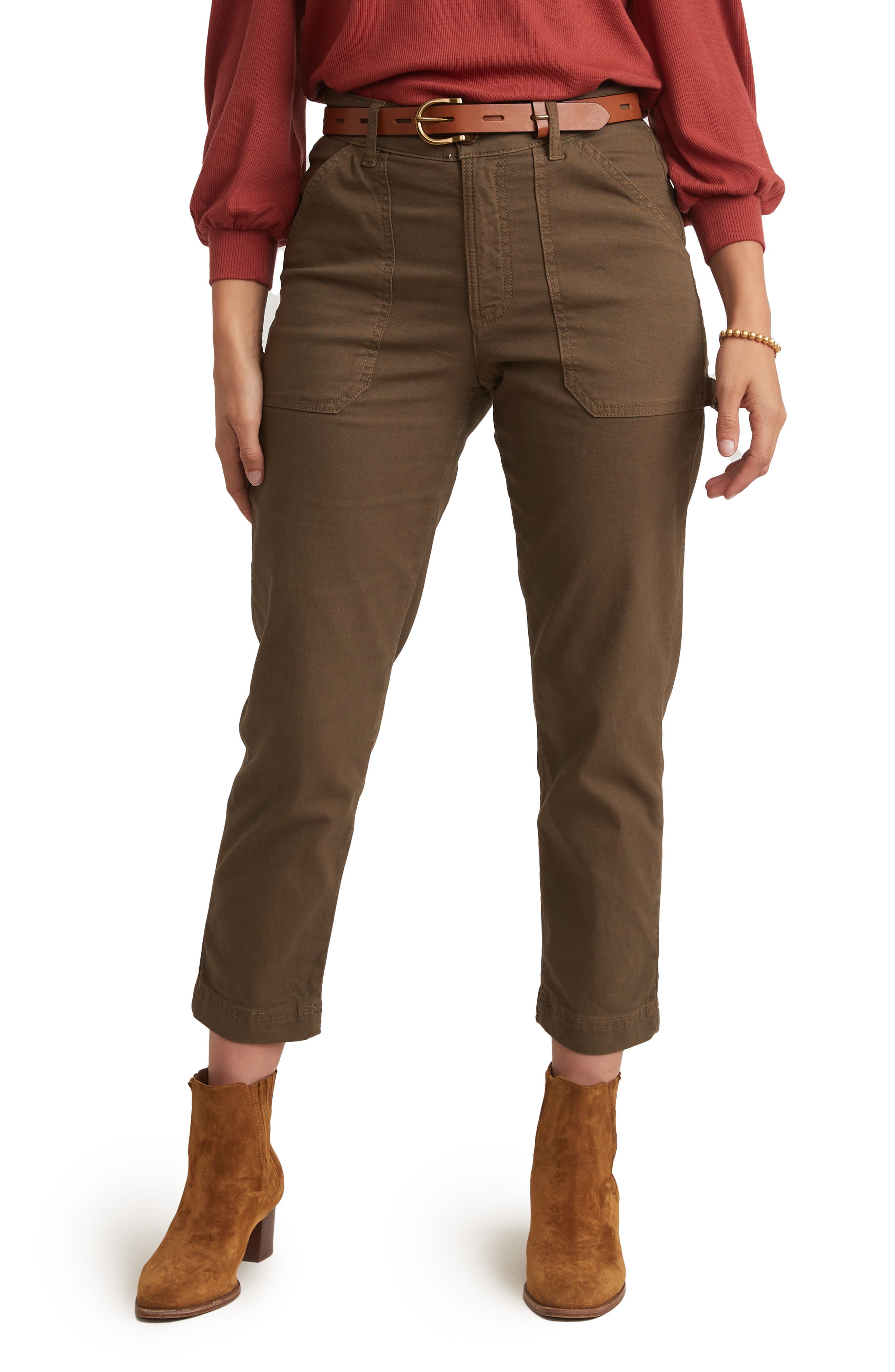 Marine Layer Maya Slim Straight Leg Utility Pants Nordstrom