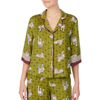 Room Service Pajama Top, Green (Nordstrom Exclusive)