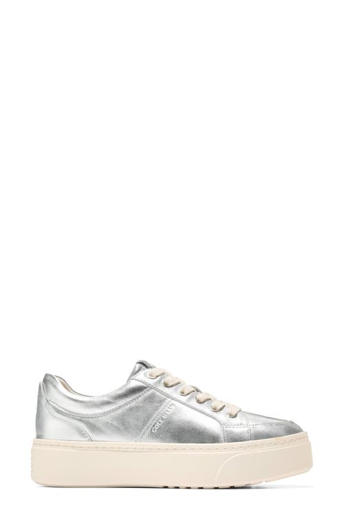 Shop Cole Haan Grandpro Max Platform Sneaker In Silver Multi