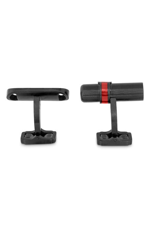 Thompson Of London Cigar & Cutter Cuff Links In Red