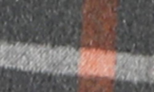 Belle & Bloom I'm Yours Wool Blend Peacoat In Charcoal Plaid