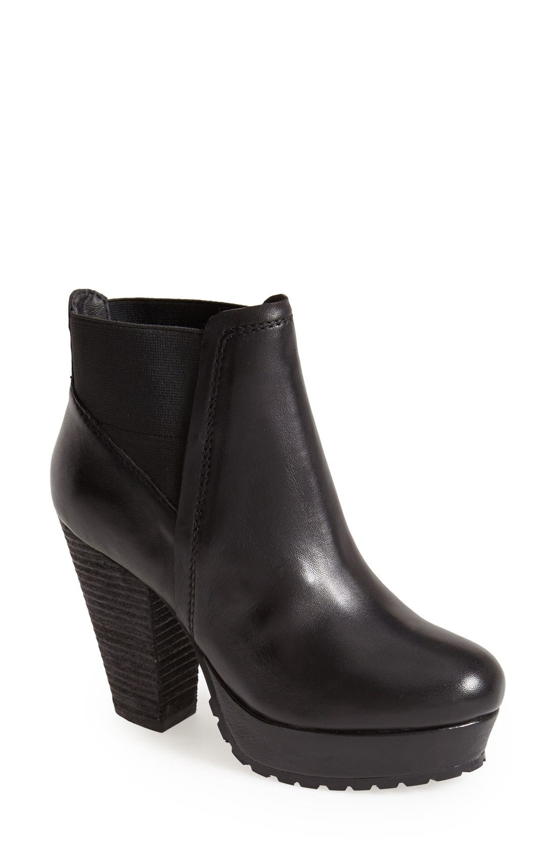 Steve Madden 'Randaal' Leather Platform Bootie (Women) Nordstrom