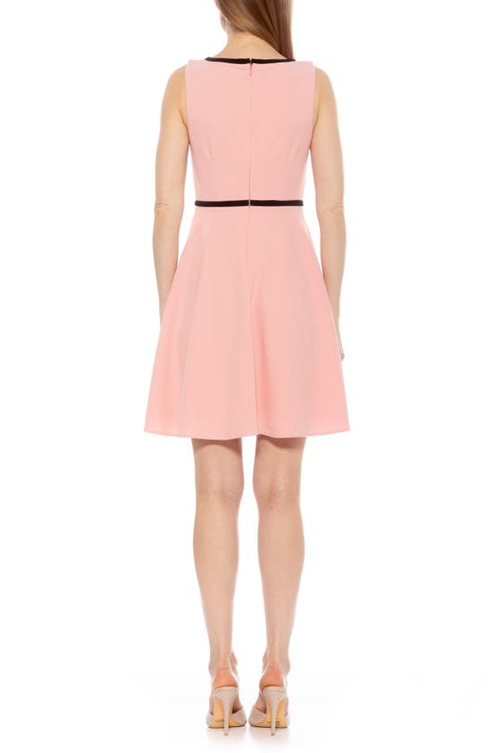 Shop Alexia Admor Ida Fit And Flare Sleeveless Dress In Pink