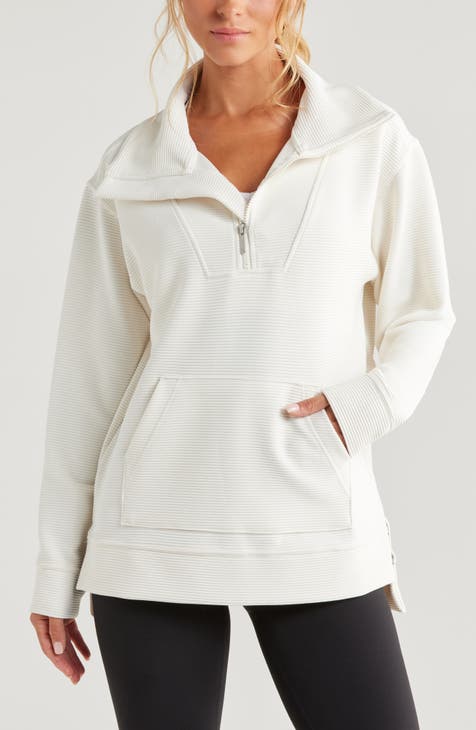 Quarter zip sweatshirt women best sale