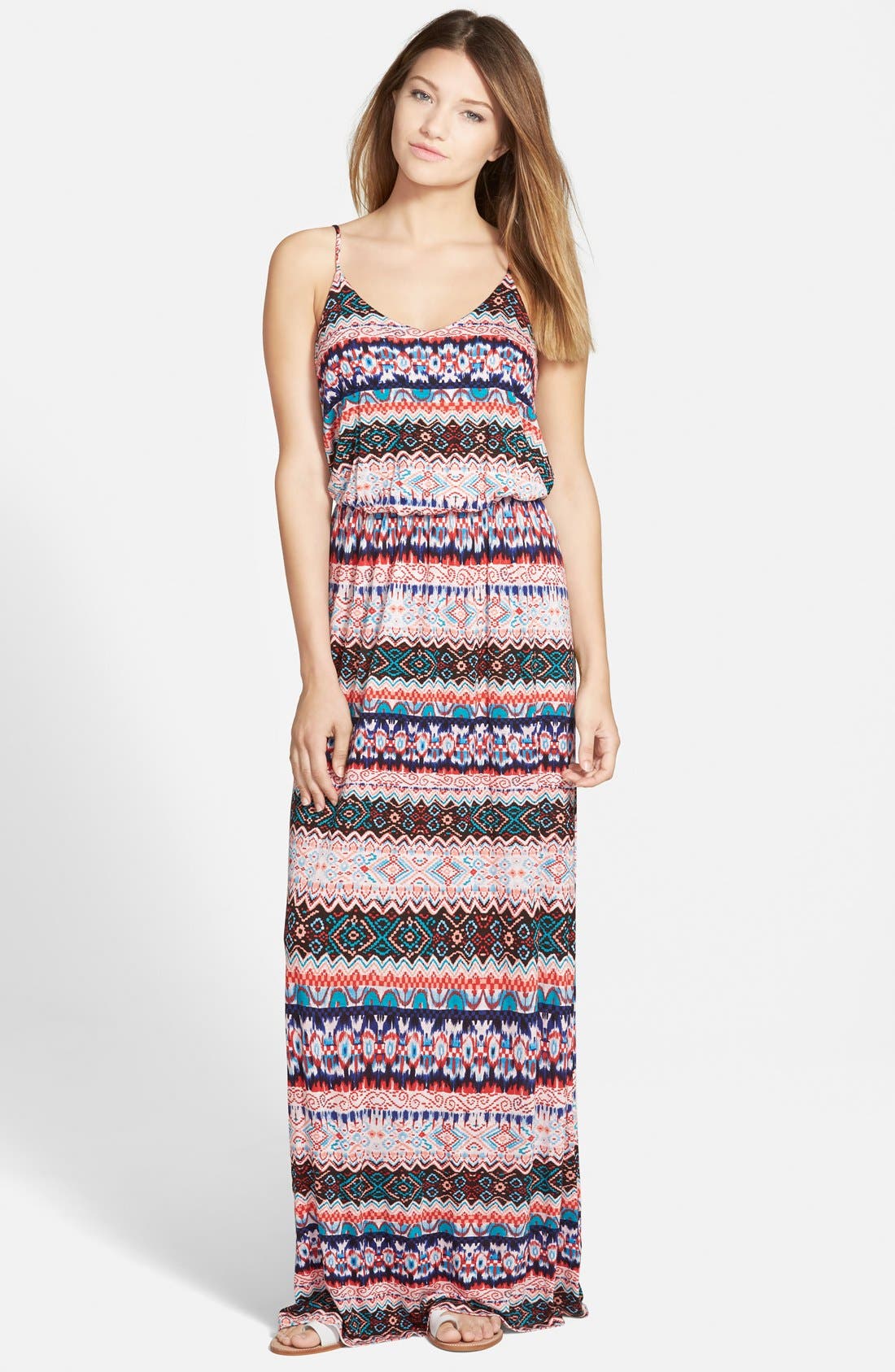 ALL IN FAVOR,
                            Knit Maxi Dress,
                            Main thumbnail 341, color,
                            601