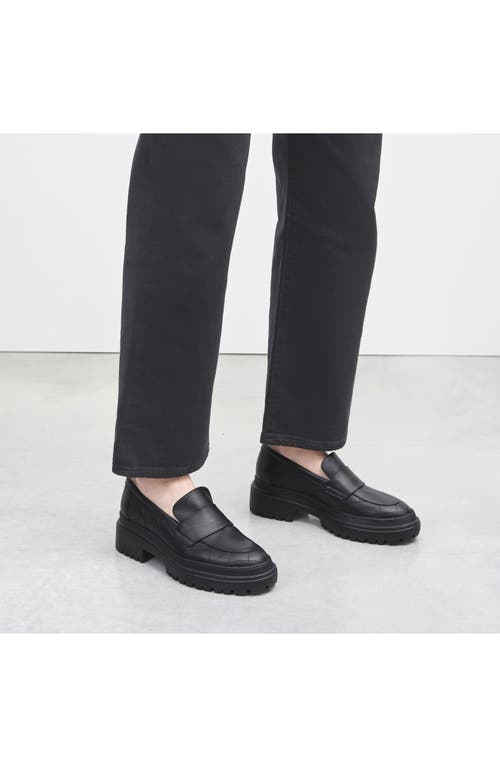 Shop Agl Attilio Giusti Leombruni Agl Mary Soft Platform Loafer In Nero