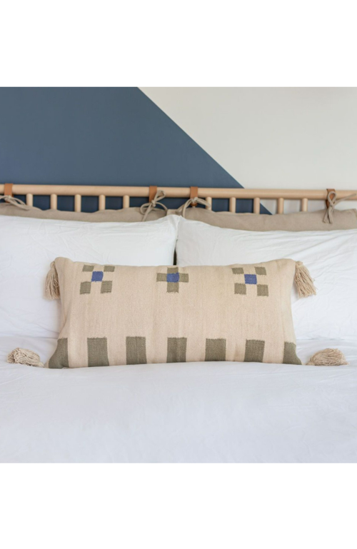 Bit Of Meraki Maira Throw Pillow In Natural