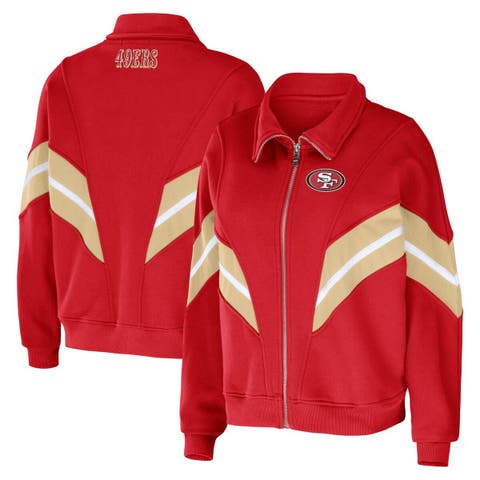 Women's Wear by Erin Andrews Black Kansas City Chiefs Puffer Full-Zip Cropped Jacket Size: Small