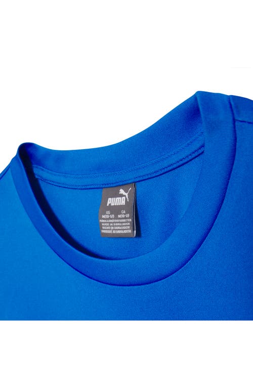 Shop Puma Kids' Performance T-shirt & Shorts 3-piece Set In Blue