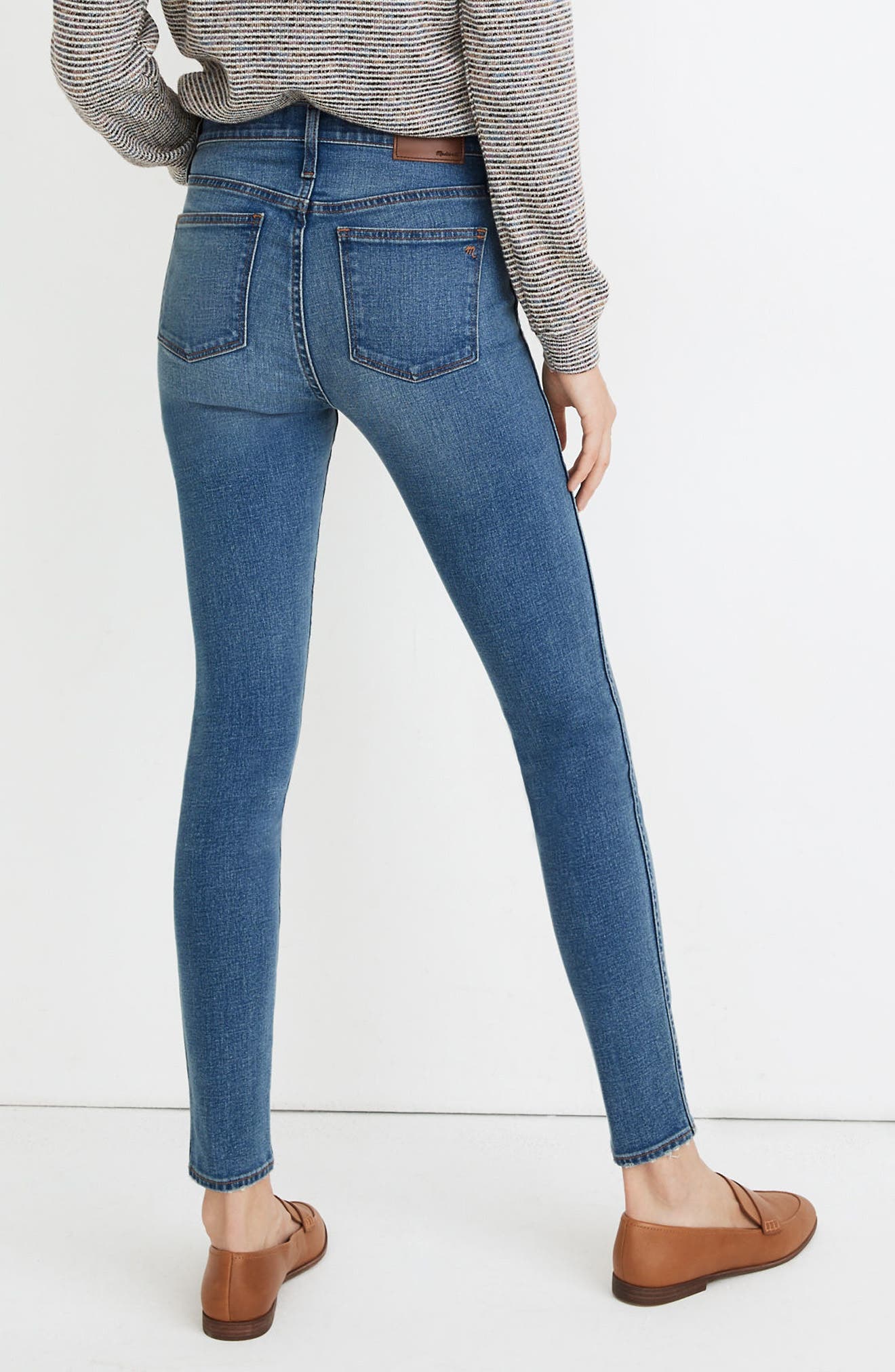 Madewell Button Front High Waist Skinny 