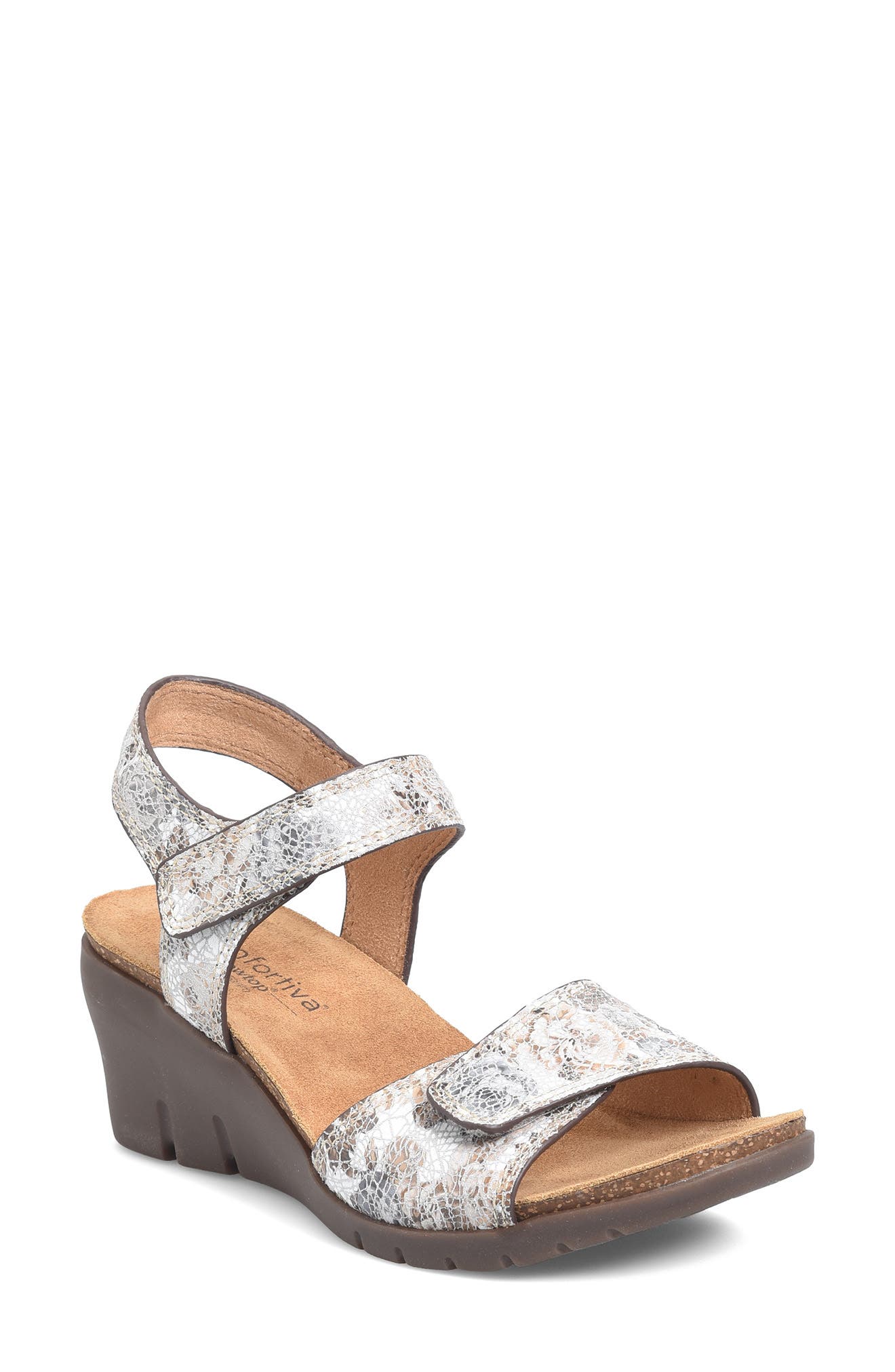 comfortiva leather comfort sandals