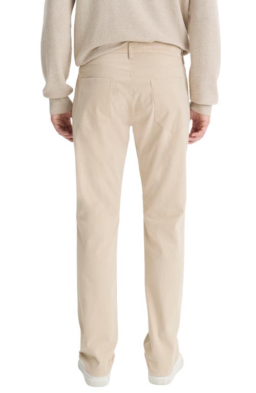 Vince Men's High Rise Straight Leg Jeans In Cahuenga Khaki