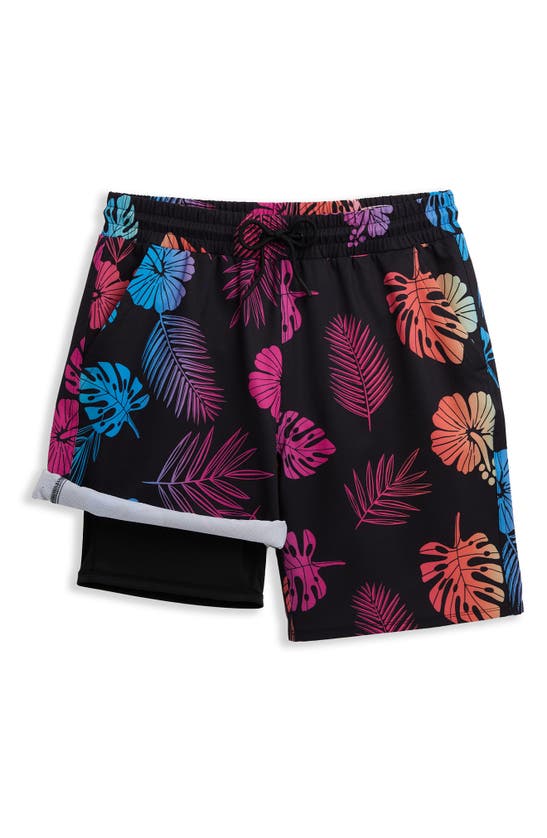 Shop Tomboyx 9-inch Lined Board Shorts In Tropadelic