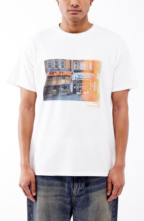 Bdg Urban Outfitters Museum Of Youth Culture Graphic T-shirt In White