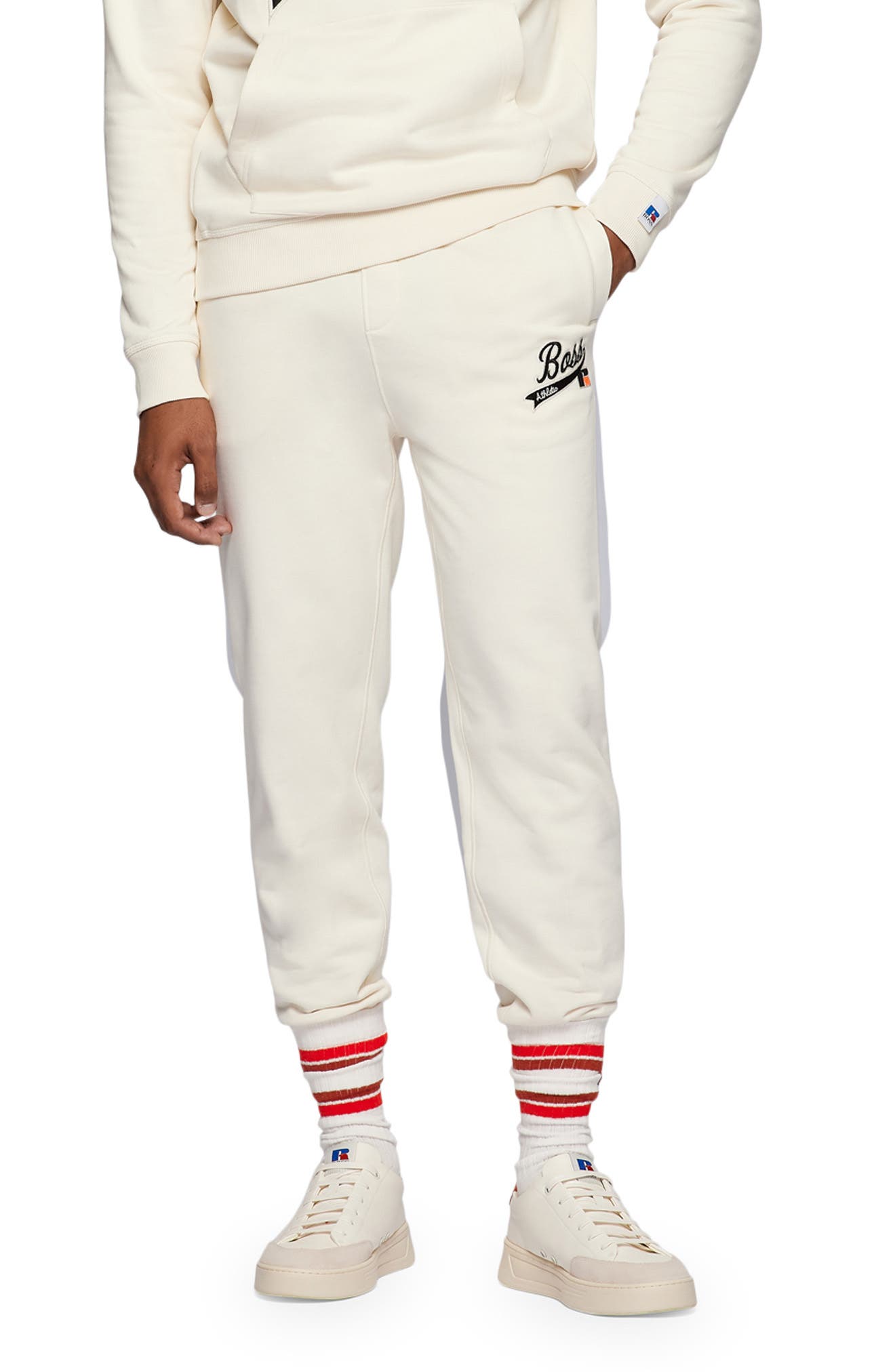 cream tracksuit mens