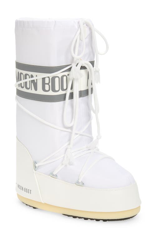 Moon Boot® Water Repellent Nylon Boot in White