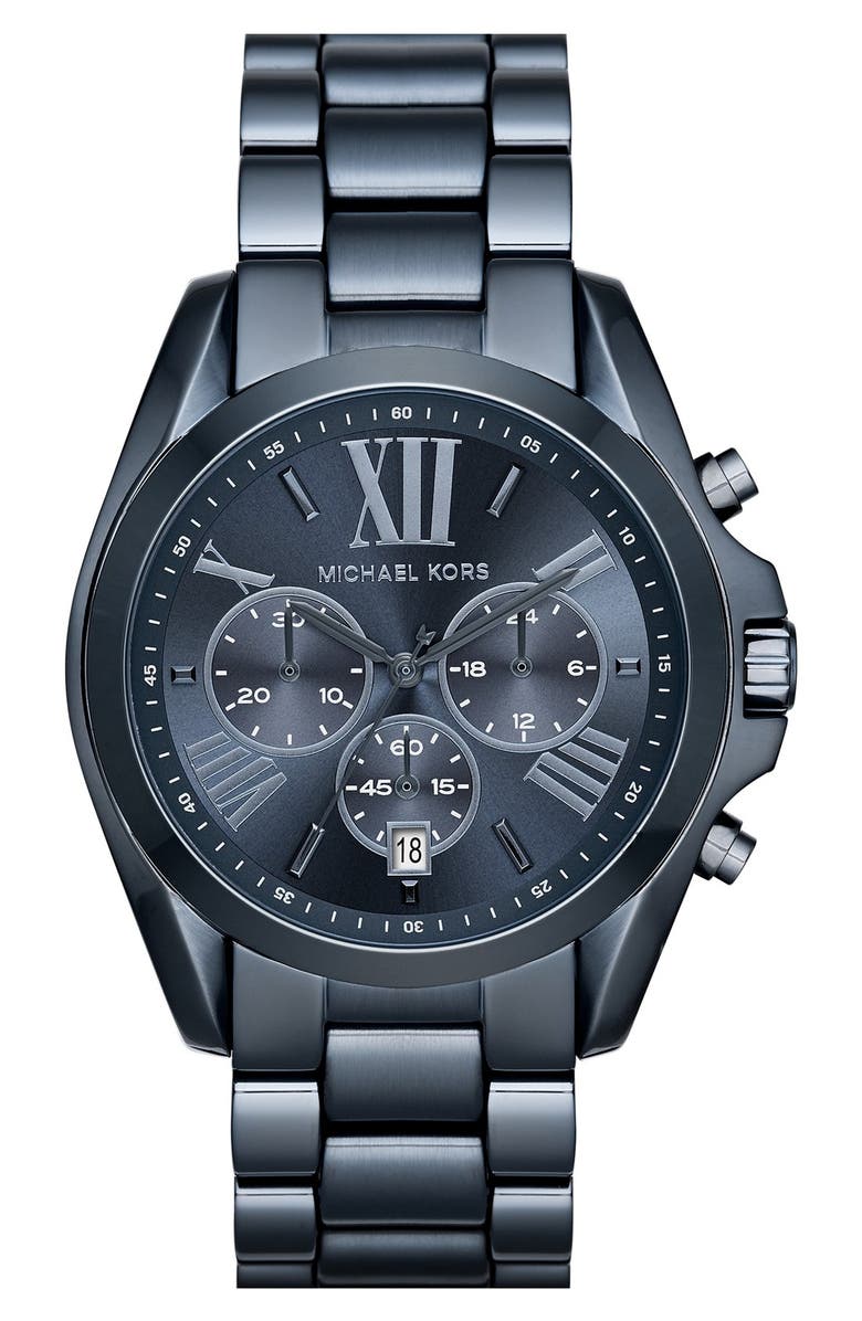 MICHAEL KORS 'Bradshaw' Chronograph Bracelet Watch, 43mm, Main, color, 000