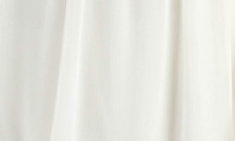 Shop Lush Rosette Strap Fit & Flare Dress In Cream