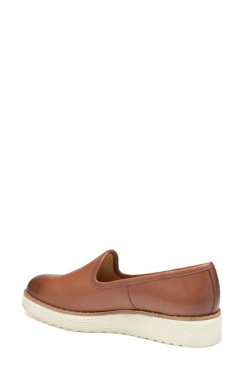 Shop Johnston & Murphy Mitzi Loafer In Cognac Calfskindnu