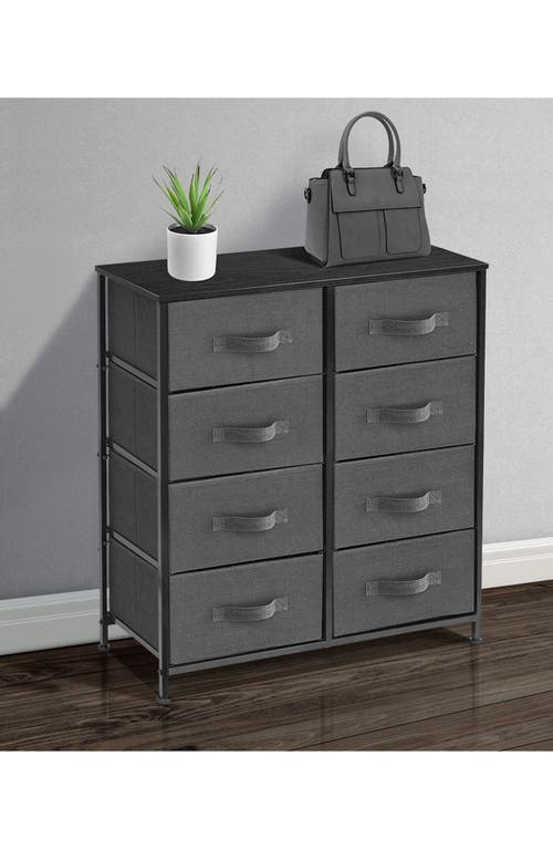 Sorbus 8-drawer Dresser In Black