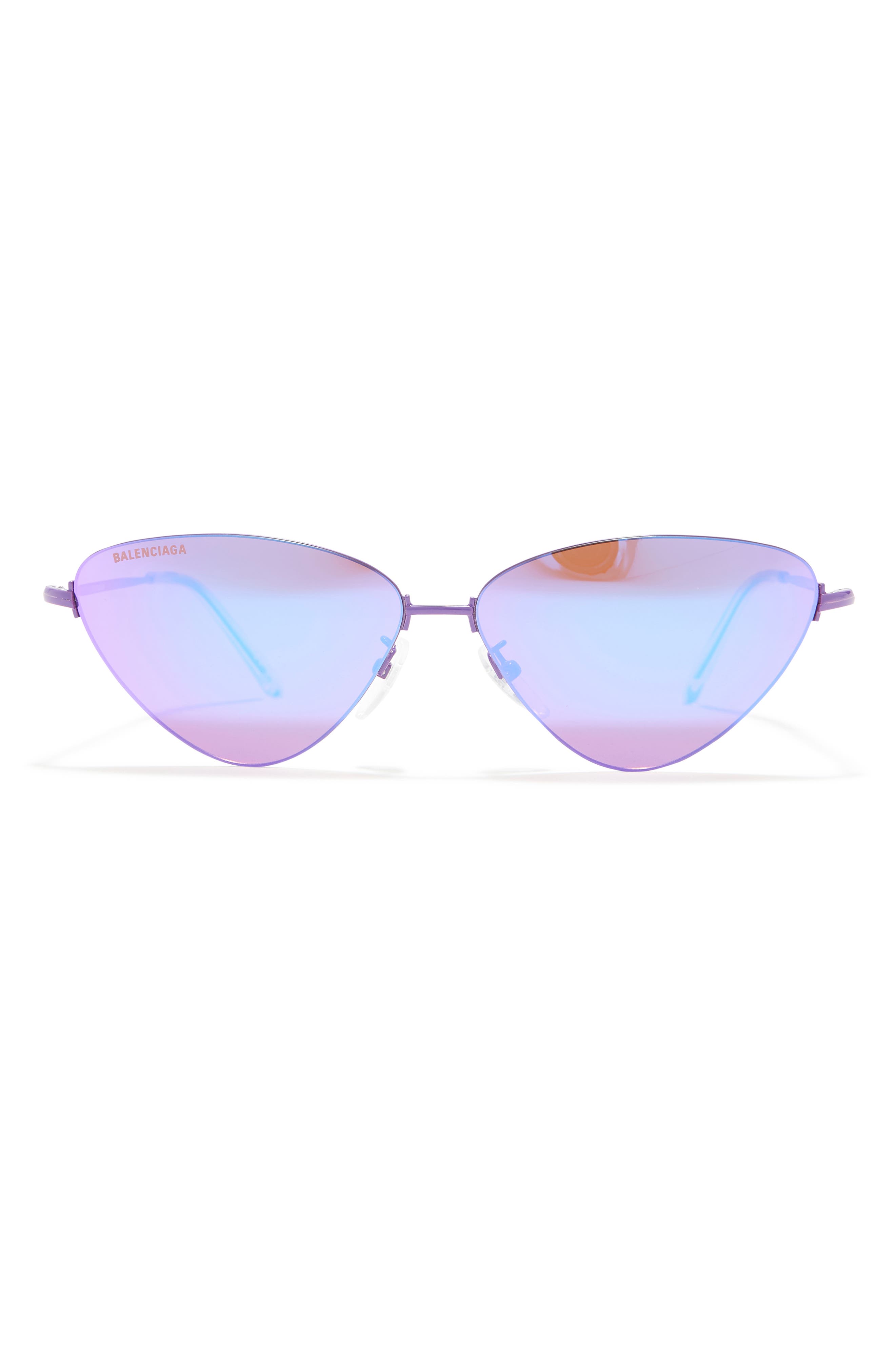 purple designer sunglasses