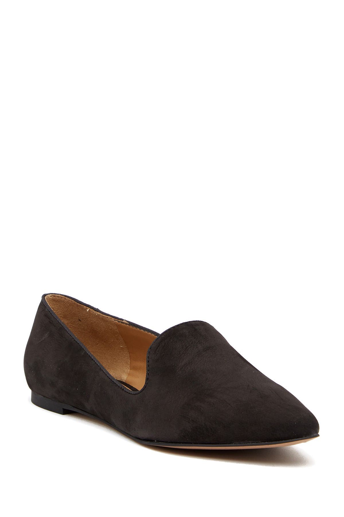 franco sarto black suede flats